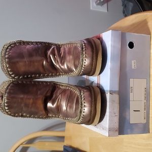 Short Bronze colored Sergio Todzi (designed by Italy) boots